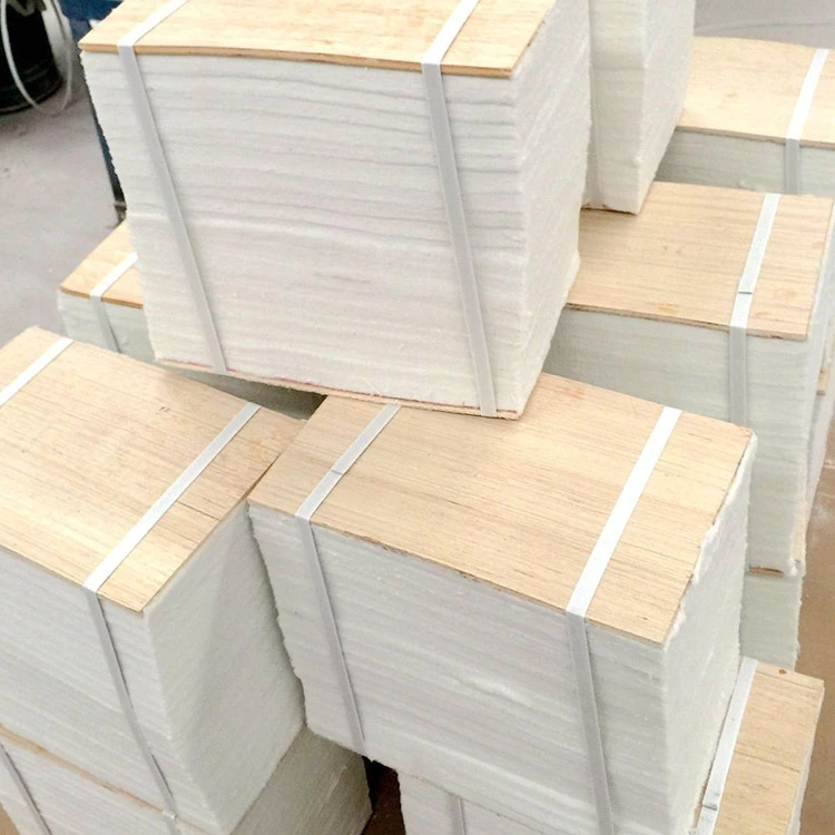 Aluminum silicate high temperature folding block heat preservation ceramic fiber module