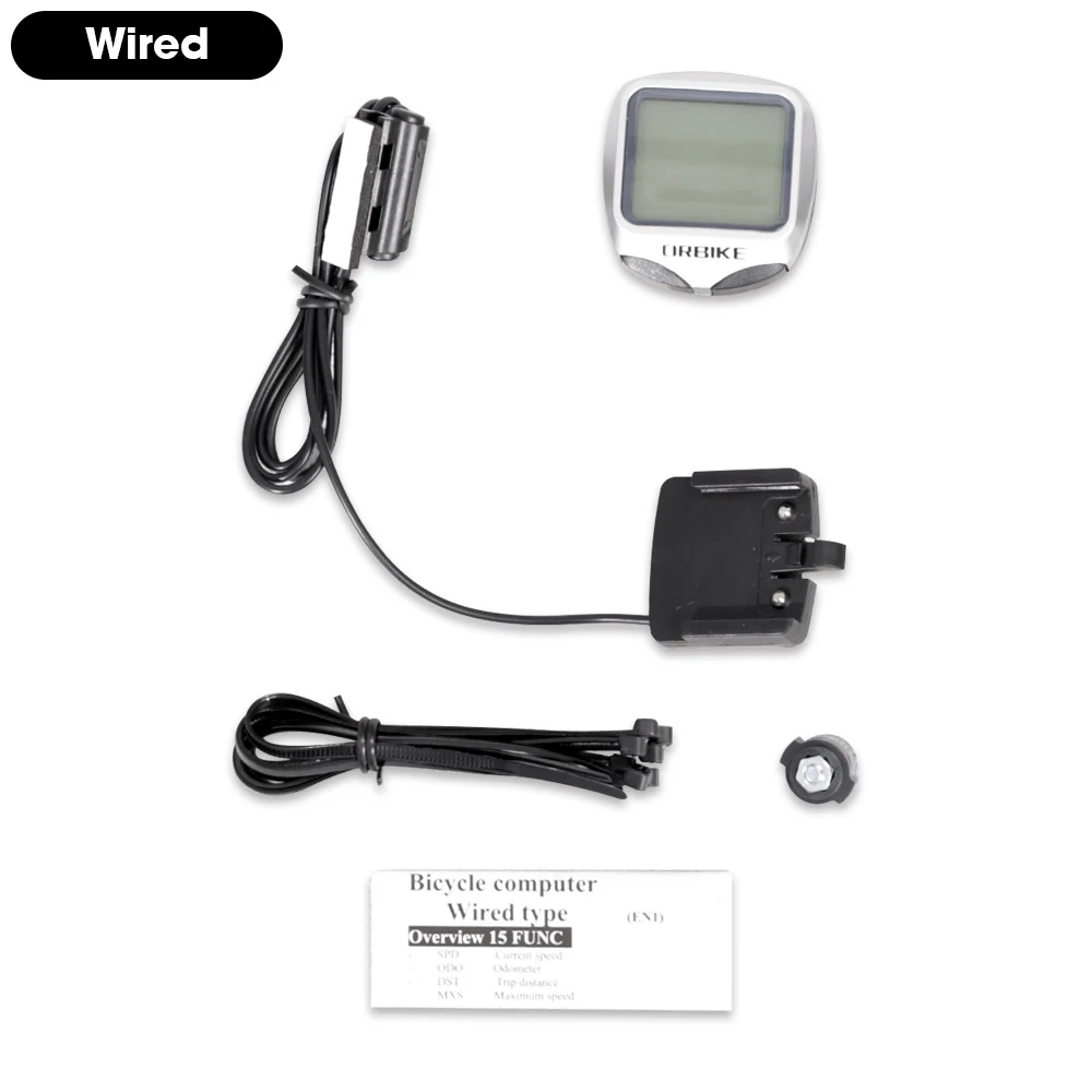 JOYKIE Wired bicycle speedometer and Odometer Waterproof Cycle Bike Computer with LCD Display digital stopwatch