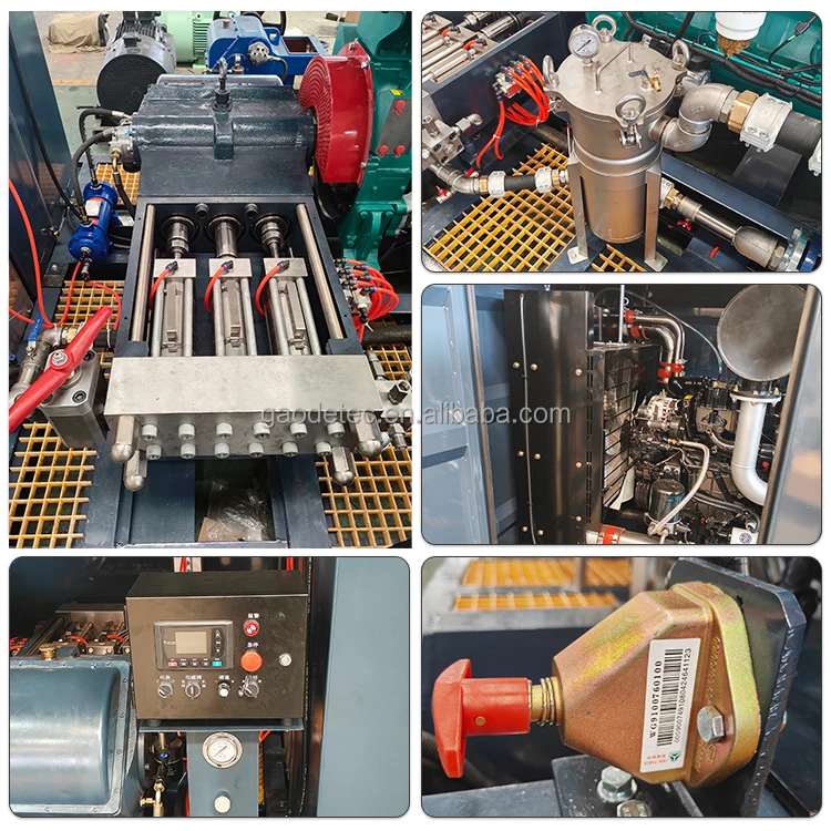 hydroblasting equipment high pressure cleaner concrete water shot blasting machine