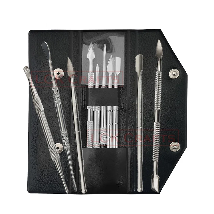 Pottery Clay Ceramics Tools Set Wax Carving Sculpting Modeling Sculpey Tools Stainless Steel Pottery Clay Sculpture Tools