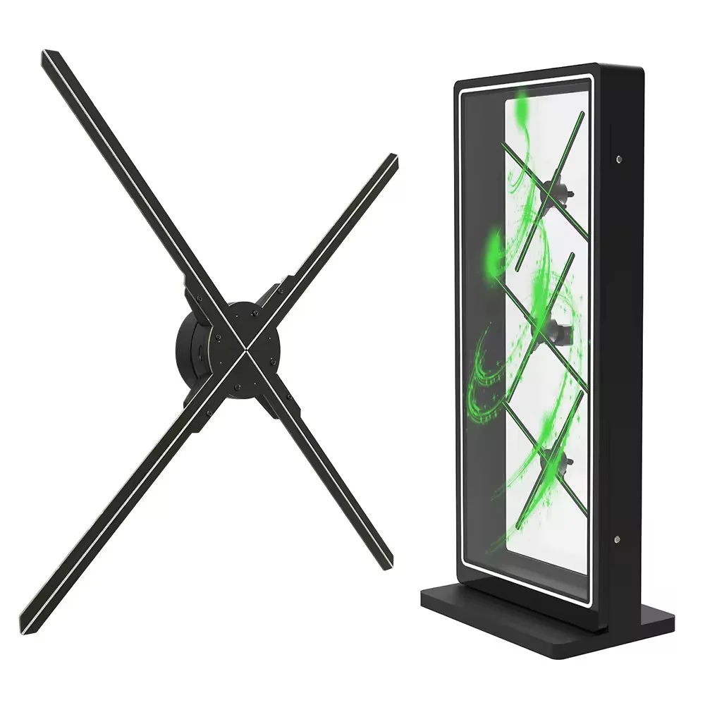 Technology Products Holographic Led Fan 3d Fan Led Hologram Fan 3d Light 3d Hologram