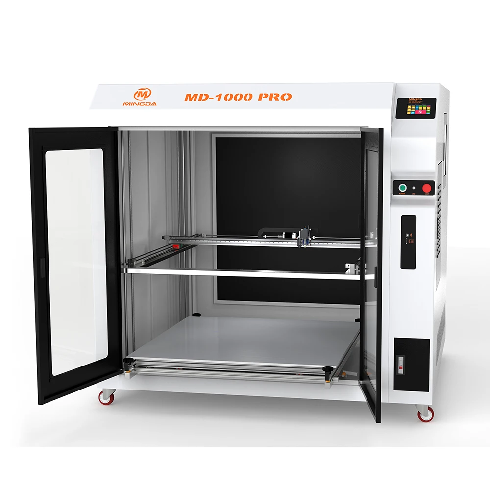 MD-1000 Large Scale 3D Drucker Printers Printing Machine High Resolution 3D Printer with 1000*1000*1000mm Single Color MINGDA