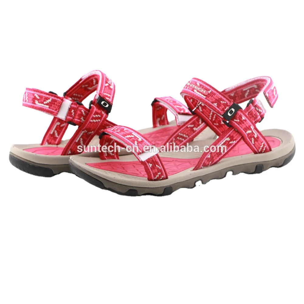 2016 new design customized lady beach sandals