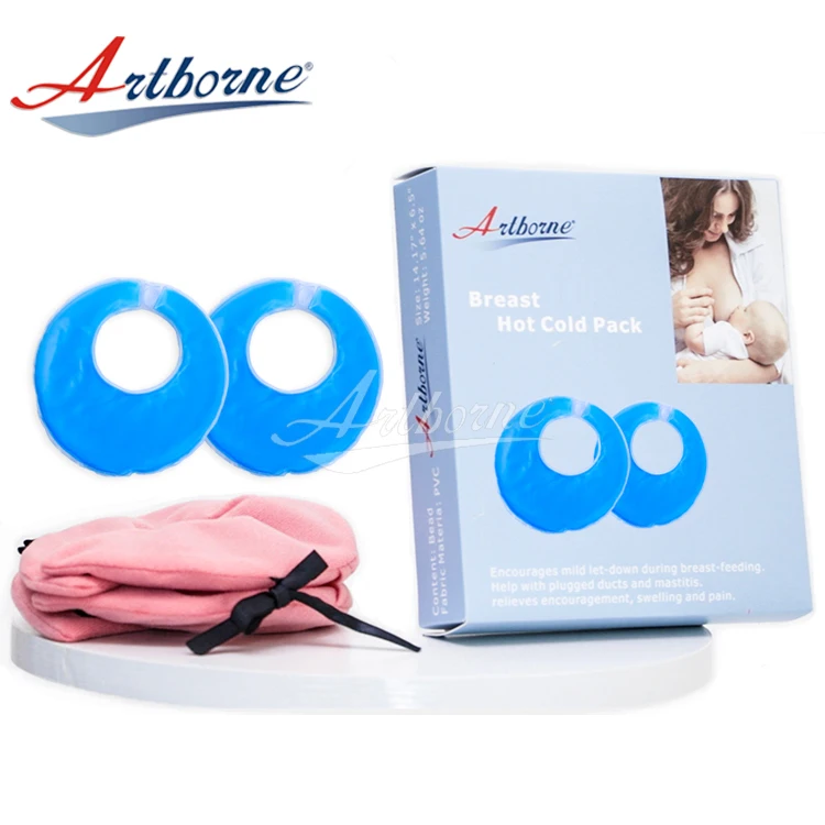 
reusable wearable mother feeding thermal Ice Gel Reusable Hot microwave heat Nursing Therapy Breast care Cold Pads Pack  (62225815893)