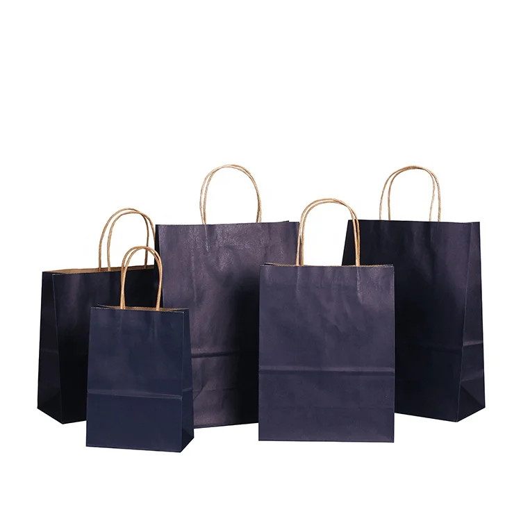 Wholesale Customized Printing Durable Recyclable Kraft PaPer Gift Bag For Packing