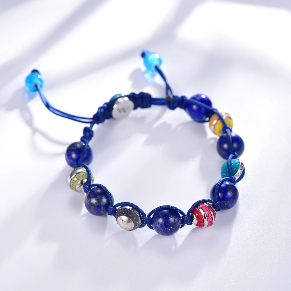 Manufacturing Supplies Made In China Ladies Plain String Natural Gemstone Black Onyx Bracelet