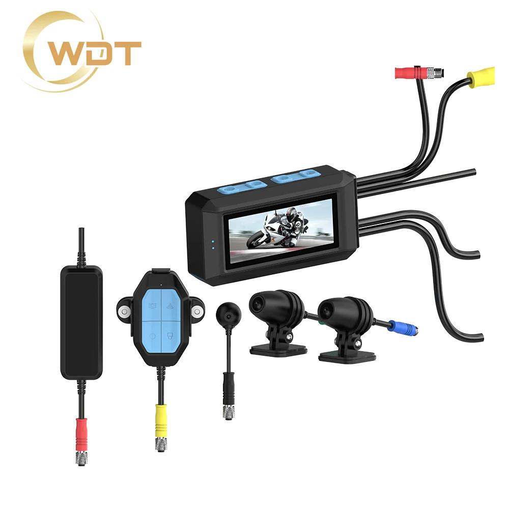 Moto Dvr Camera 3.16 inch Motorcycle Front Rear Dual Lens Motorcycle Driving Video Recorder Dash Cam