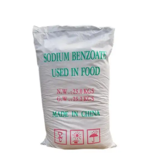 CAS 532-32-1 25kg bag Price of food grade sodium benzoate powder food preservative benzoate de sodium  manufacture price