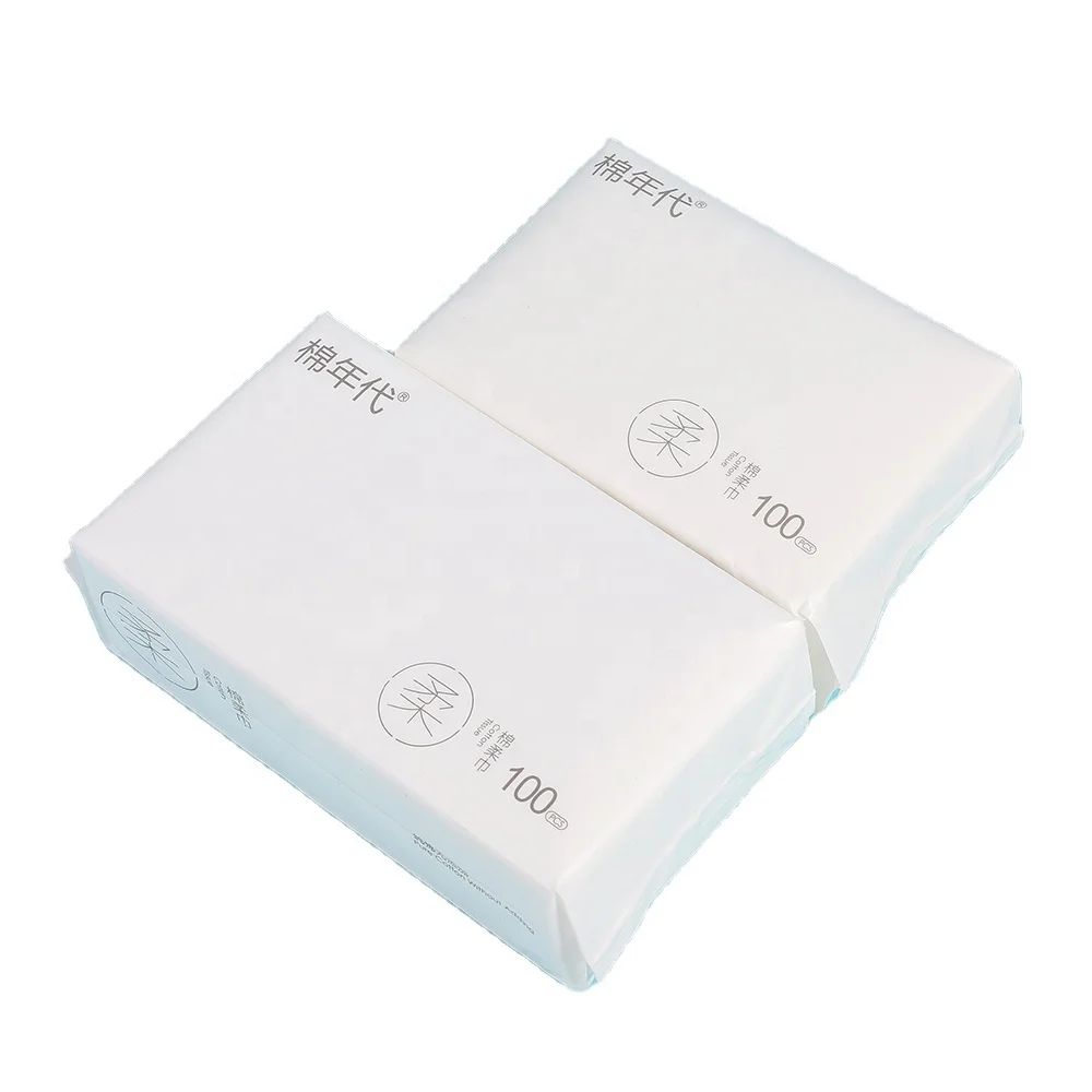 Private Label Customized Refreshing Absorbent Soft Touch Makeup Remover Facial Towel