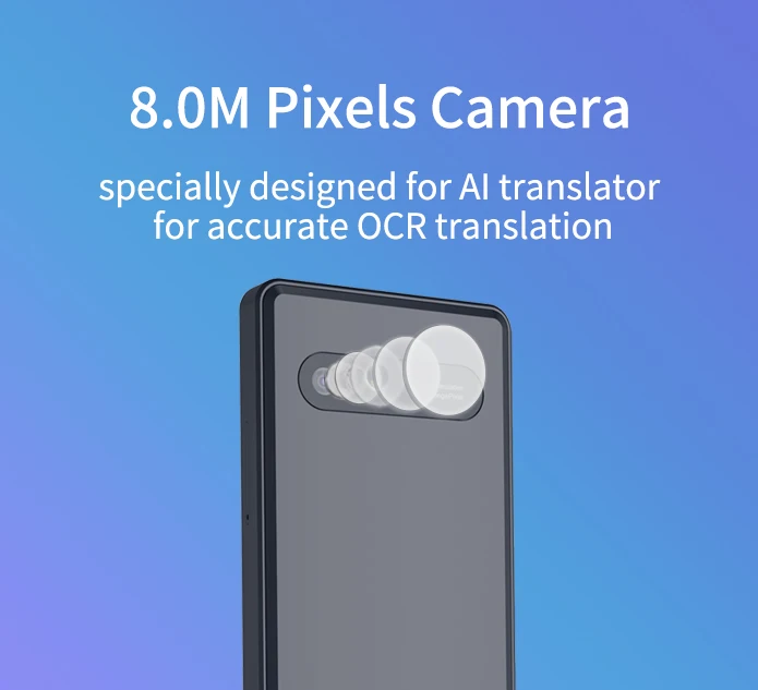 
126 Language Translator All Way Translation Smart Pocket Portable Voice Translator, Business Study Travel 