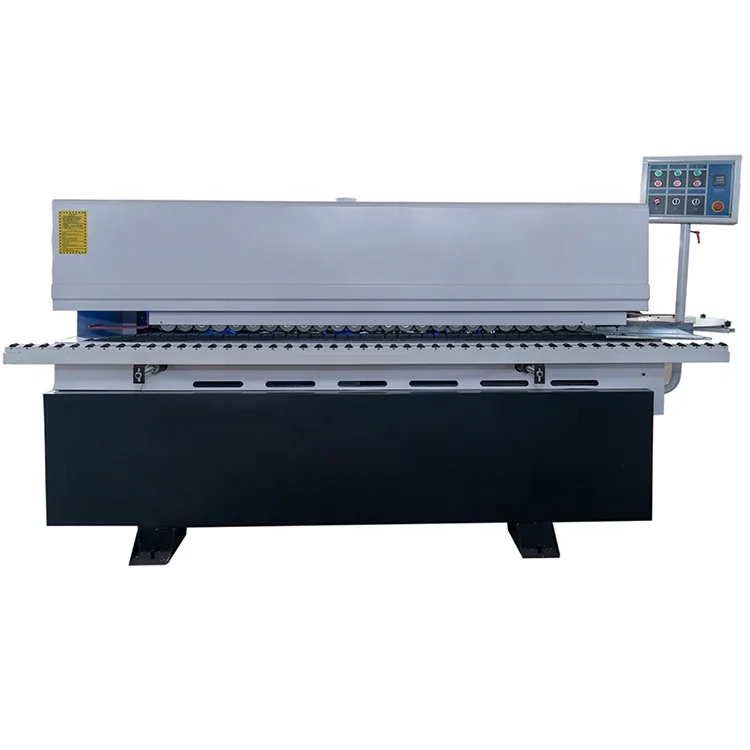 Semi Automatic Edge Banding Machine With Gluing Fine Trimming Scrapping And Buffing