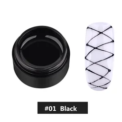 Wholesale Elastic Drawing Painting Gel Polish 6 Colors Private Label 5ml UV Led Spider Variety Styles Creative Painting Gel