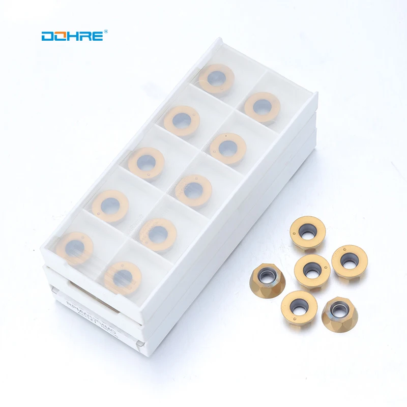 DOHRE In stock fast delivery rpmw1204mo Solid Carbide RPMW Round Milling Inserts
