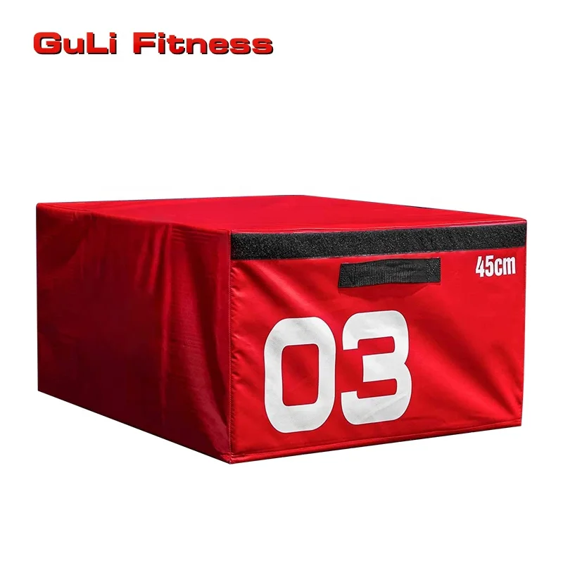 Guli Fitness Gym Equipment Cross Fitness Soft 4 Sit Up Training Box Environment Pearl Cotton Plyometric Boxes Jump Plyo Box Set