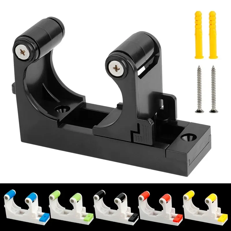 MTB Road Bike Storage Hooks Adjustable Bicycle Wall Holder Rack Buckle Hanger Vertical Storage Fits1.0-2.8 inches Tub