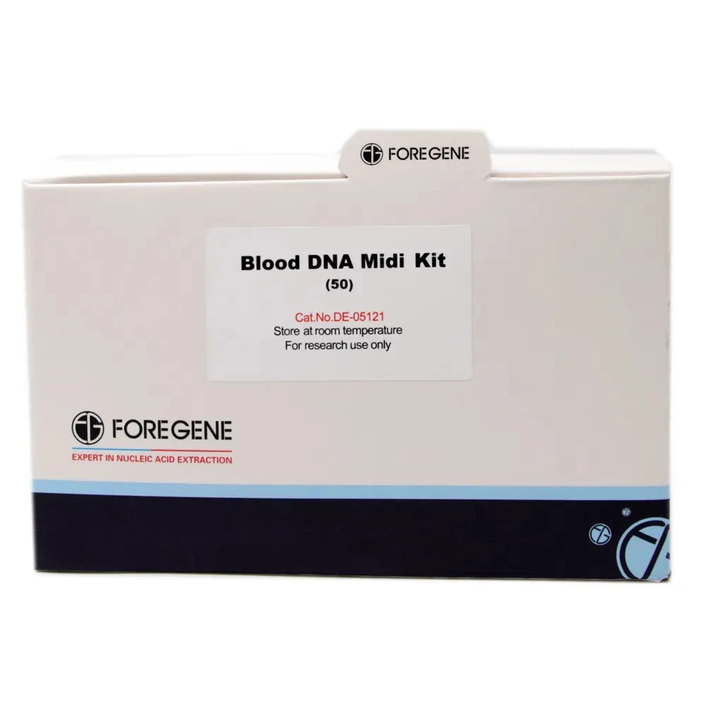 Blood DNA Midi Kit (1-5ml) Blood Isolation Midi Kits For DNA From Blood