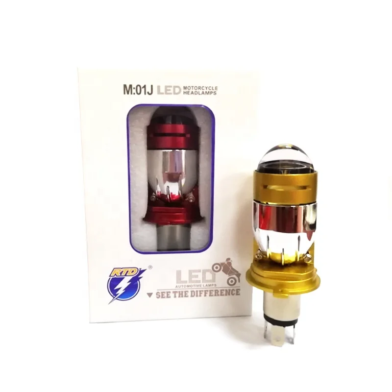 universal led headlight bulb  H4 with lens new design 40W