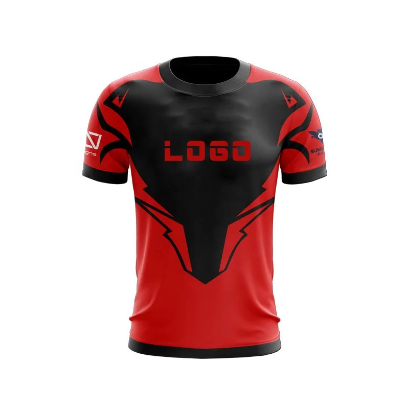 
2020 OEM Latest custom mens sublimated e-sports gaming jersey for team 