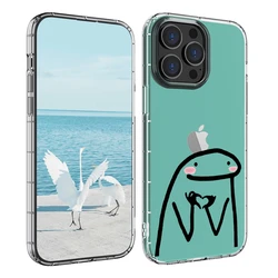 Love heart shit Clear TPU cell Phone Case For iPhone 14 pro max