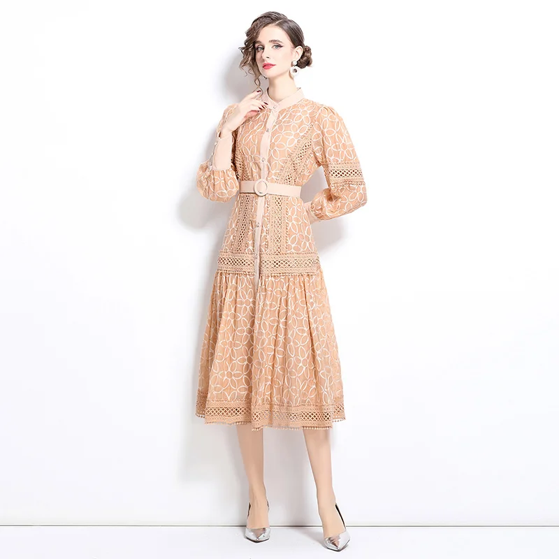 Droma 2025 new design high quality fashion elegant embroidered dresses women most beautiful evening party dress