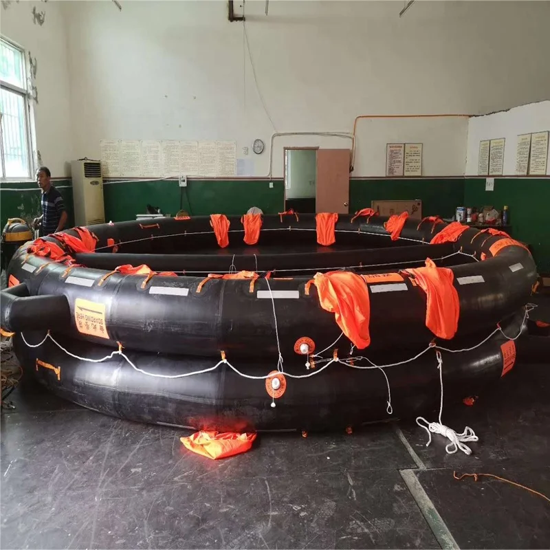 Спасательный плот типа K стандартный открытый Реверсивный надувной спасательный