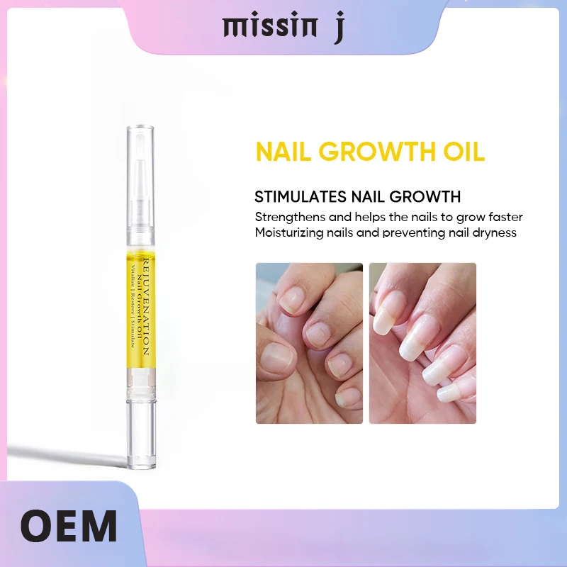 3ml Rejuvenation Nail Growth Oil Pen Cosmetics Nail Growth Serum for Strengthener and Growth Peeling Breaking Thin Nails