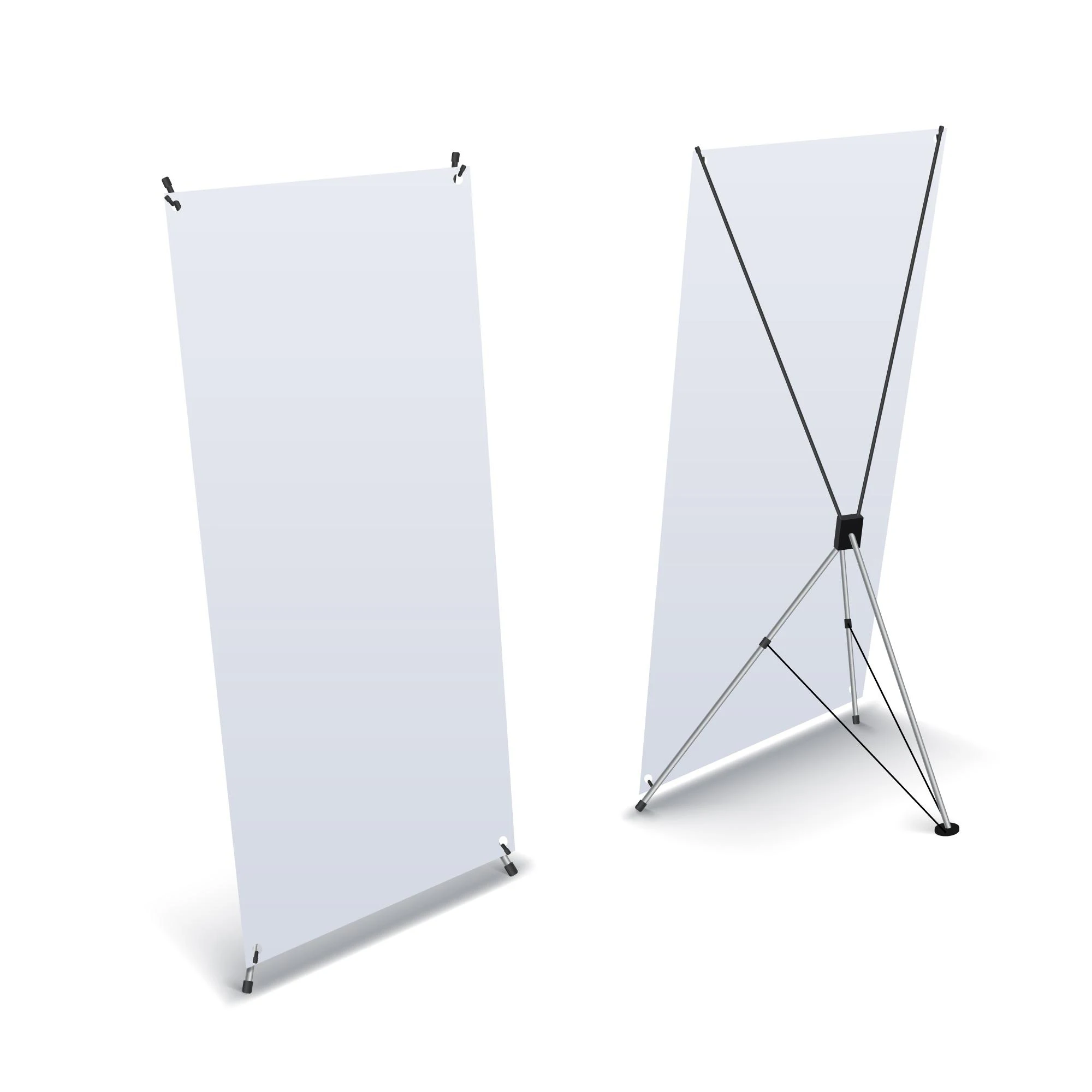 Выдвижной переносной рекламный баннер