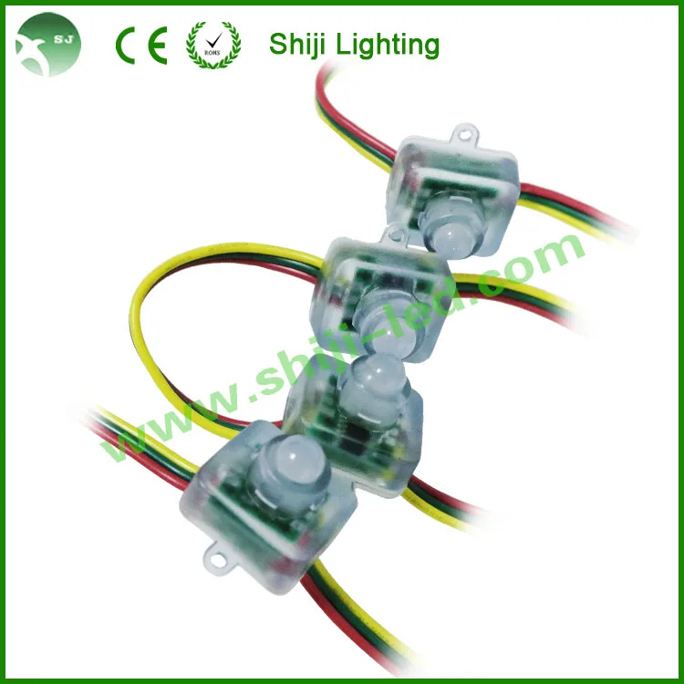 Wholesale Led Pixel String Light RGB full color programmable DC5V LED Modul ws2811 12mm waterproof pixel square