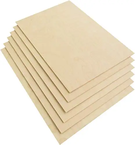 Russian Baltic Birch 3mm 1/16 5mm Plywood 6mm 18x24 12x12 and 4mm A3 Size Contemporary Indoor E1 Apartment Bulk Packaging B/bb
