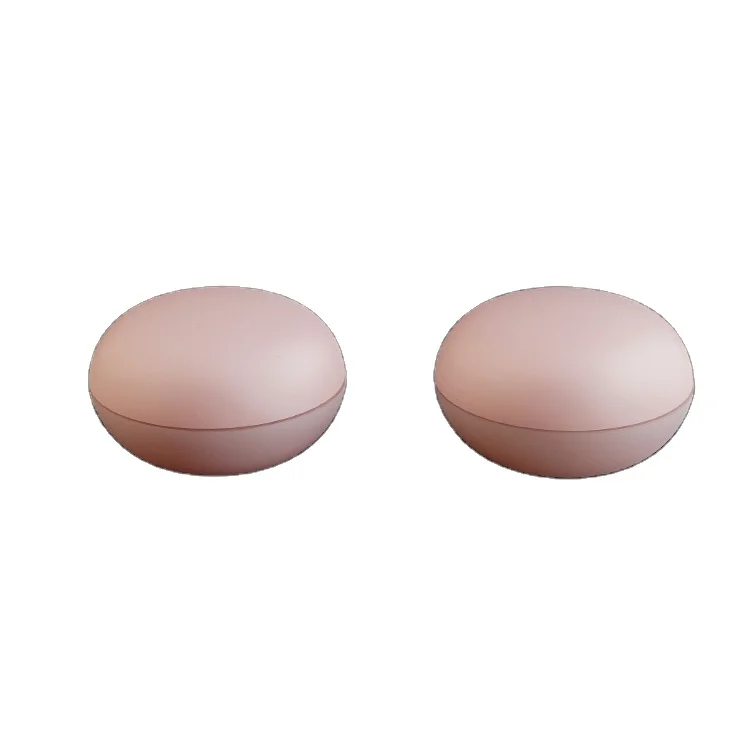 Ergonomic Comfortable Egg Shaped Cream Jar 30ml Cobble Designed Cosmetic Jar 1oz