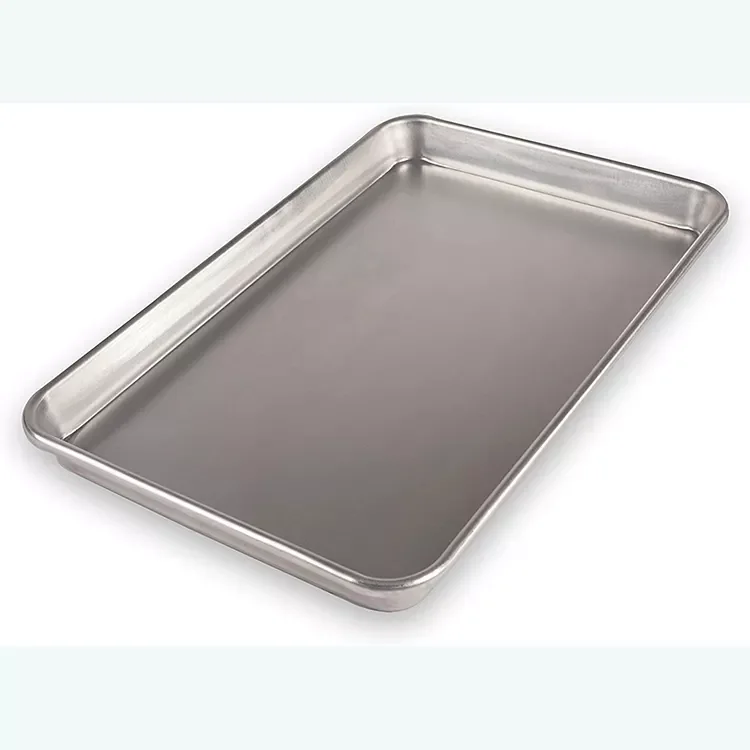 High Quality  Food Grade 304 Stainless Steel Baking Pan Aluminum Baking Tray Perforated Roasting Pan for Oven