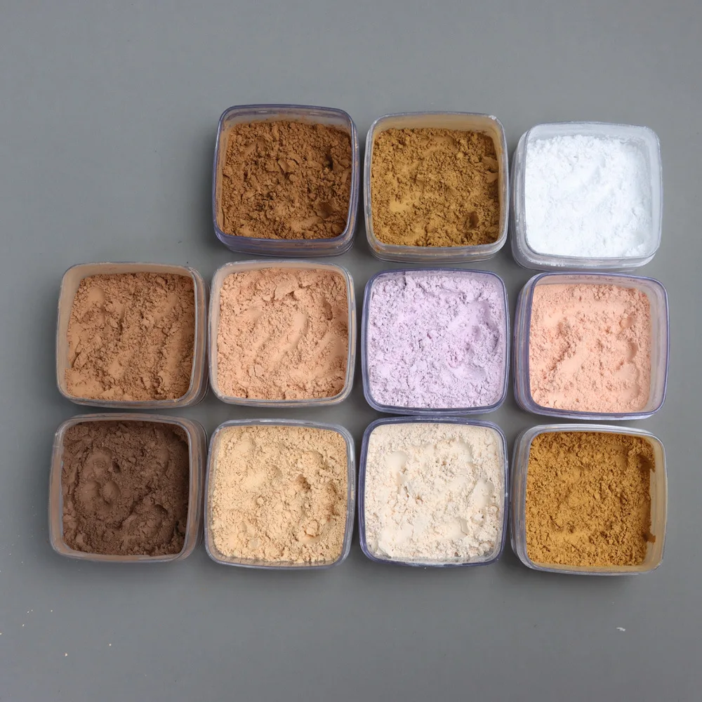 Private Label Vegan Banana Powder Oil Control Custom Makeup Powder Matte Shimmer Waterproof Translucent Loose Setting Powder