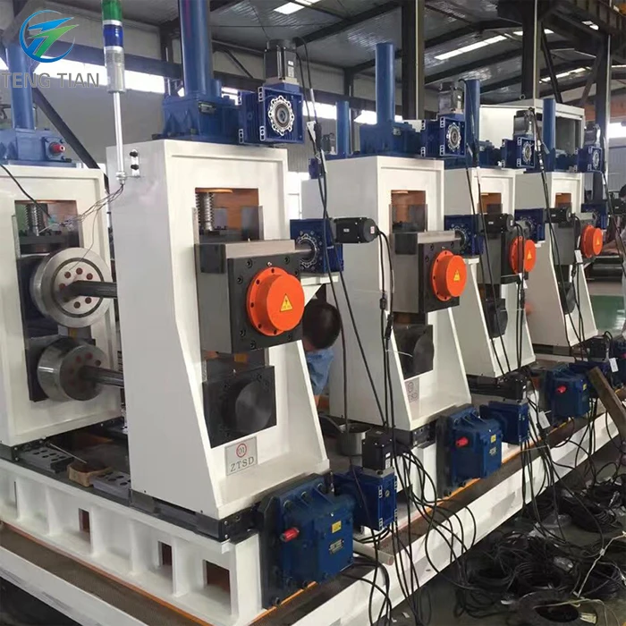 TengTian Full-Automatic Pipe Making Machinery High Precision Welding Pipe and Tube Production Line