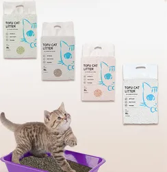 Customize Packing Bag Cat Litter Tofu Cat Litter No Dust Tofu Silica Gel Cat Litter