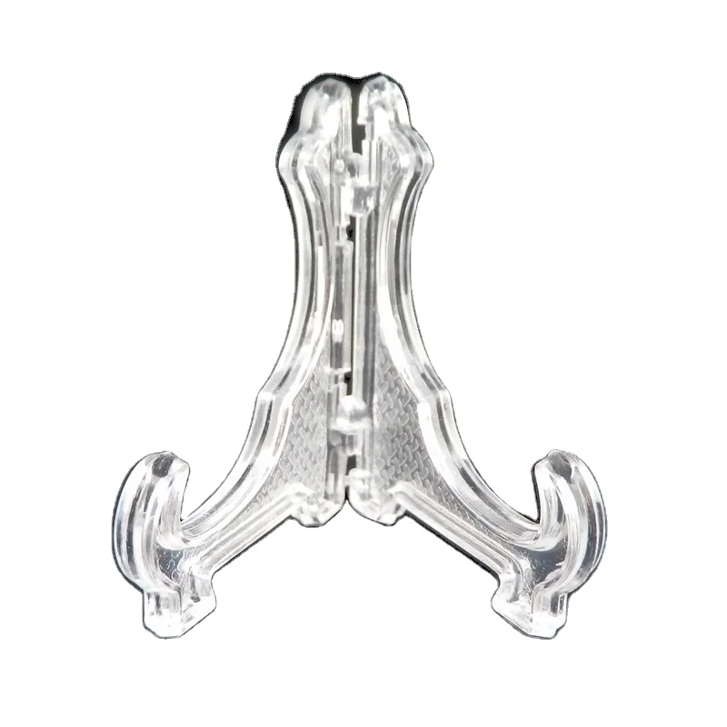 Collectibles Mini Clear Plastic Coin Minerals Plates Cards Display Medal Gem Badge Golf Post Easel Stand Holder frame