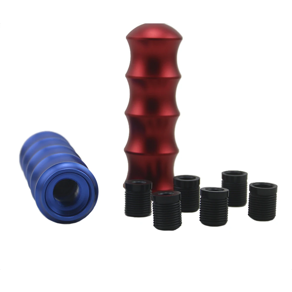AOSU Racing Car Aluminum Colorful Bamboo Style Gear Shift Knob For Universal