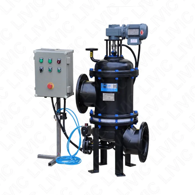 Автоматический фильтр обратной промывки 304 / 316L / CS для охлаждения домпедов, самоочищающийся