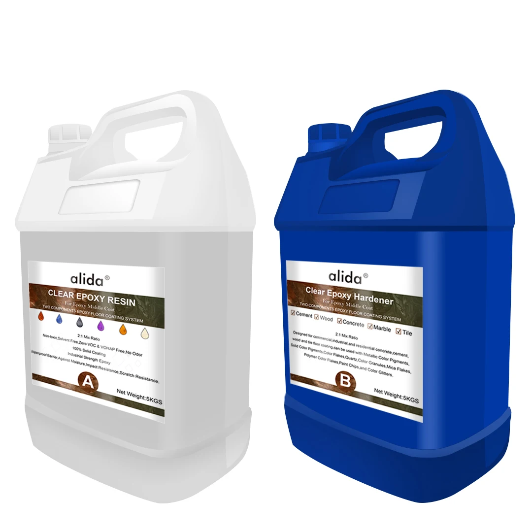 Resina Epoxica 3d металлическая эпоксидная смола напольная краска AB клей для напольного покрытия