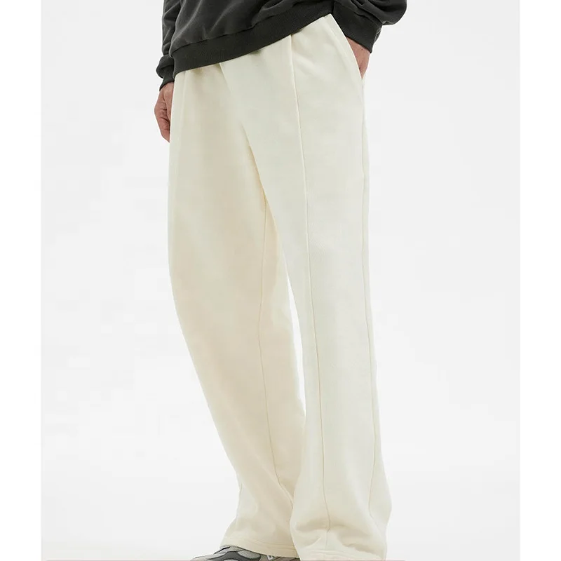 Rainbow Spray New Arrival Pant Color Embroidery Original Design Stitching Loose Straight Leg Casual Long Pants for Men