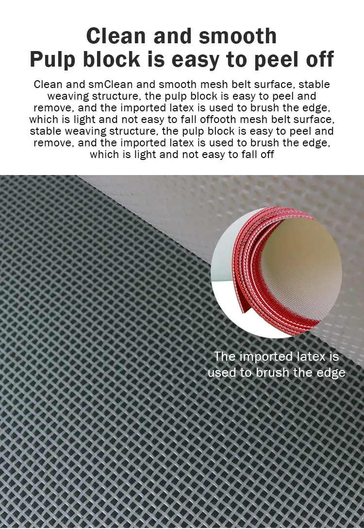 Making Press Felt for Paper Mills Sludge Dewatering Filter Polyester Spiral Linear Wire Mesh Screen Conveyor Belt