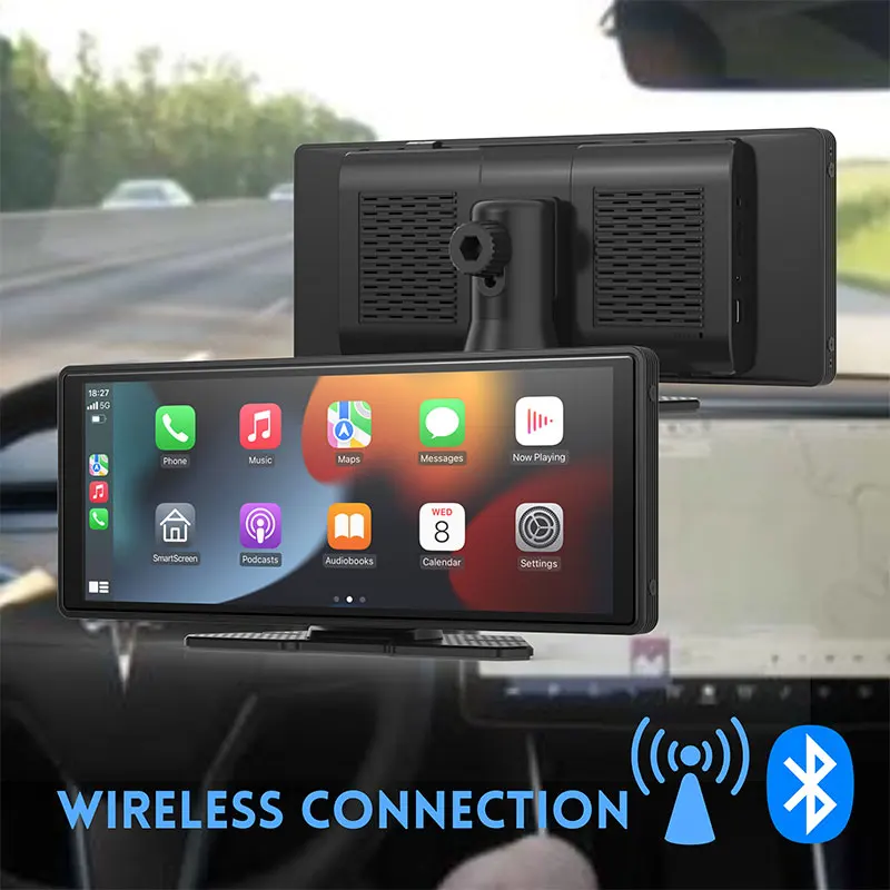 10.26-inch car black box for iPhone wireless Carplay Android auto OEM mirror connection reverse image car touch screen