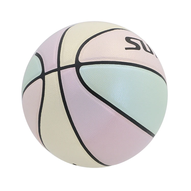 Изменение цвета под ультрафиолетовым баскетболом под солнцем обесцвечивает композитный Кожаный Баскетбол