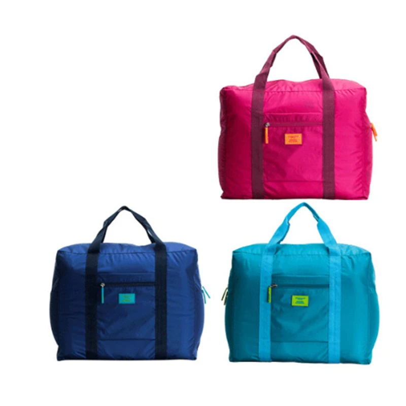 Large Outdoor nylon water proof sports travel bag custom multi function duffle travel bag with shoes campartment for trolley