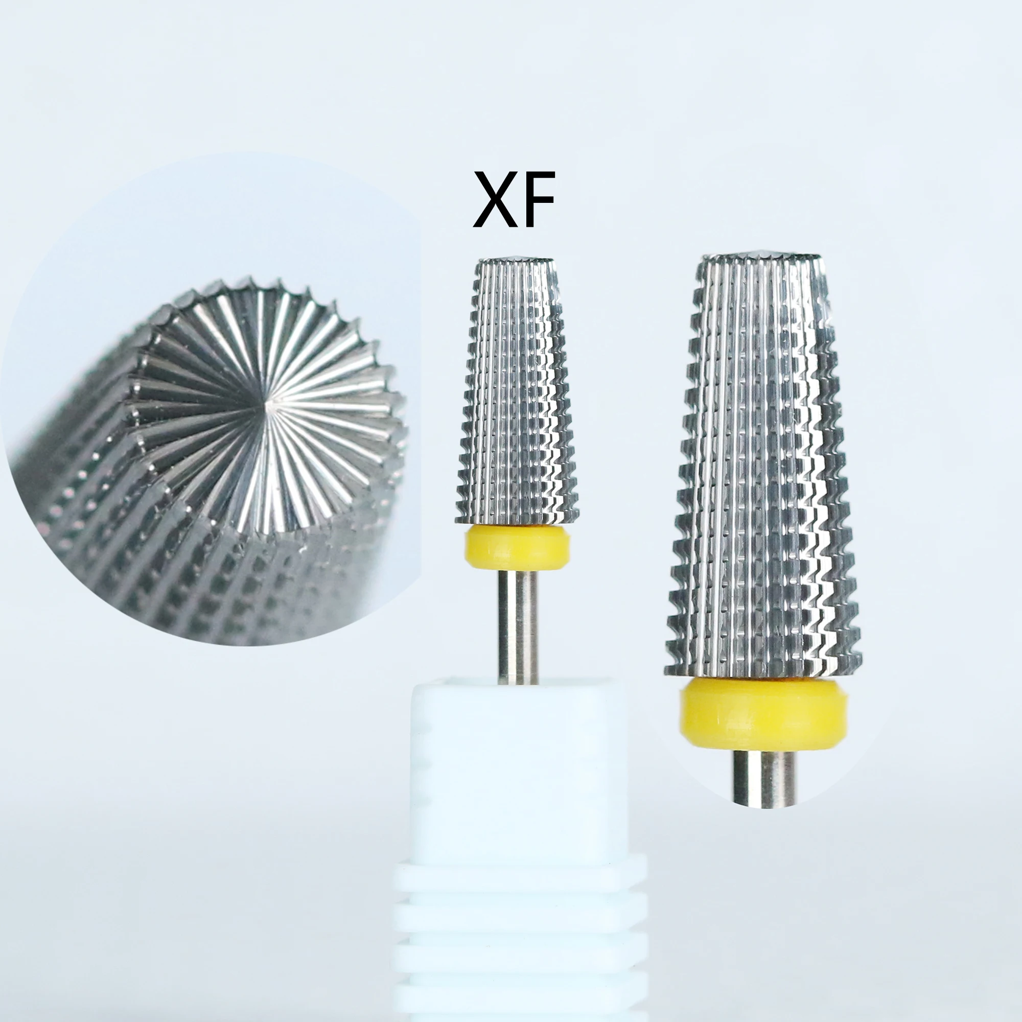 Карбид для ногтей 5 в 1 безопасное удаление акрилового или твердого геля размер хвостовика 3/32 дюйма электрической пилки двухстороннее вращение