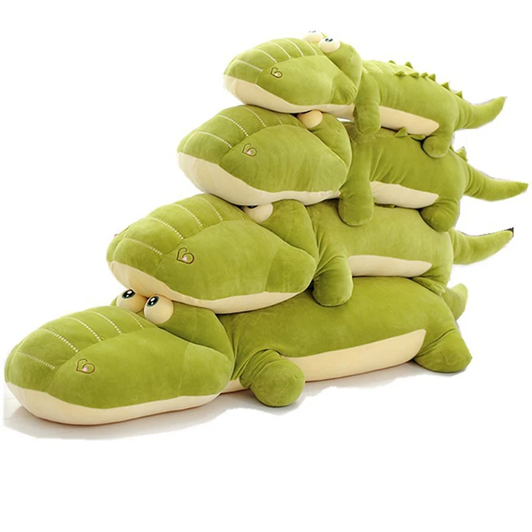 Stuffed Animals Toys Hippo Crocodile Toys Soft Toy Crocodiles  Rc Stretchy Big Pet Biting Finger Queaky Teeth
