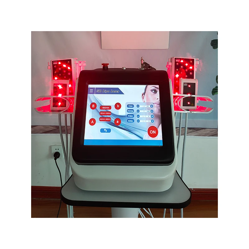 New 5D lipolaser fast slimming machine / Janpan brand lipo laser brand pad / 5D lipolaser weight loss machine