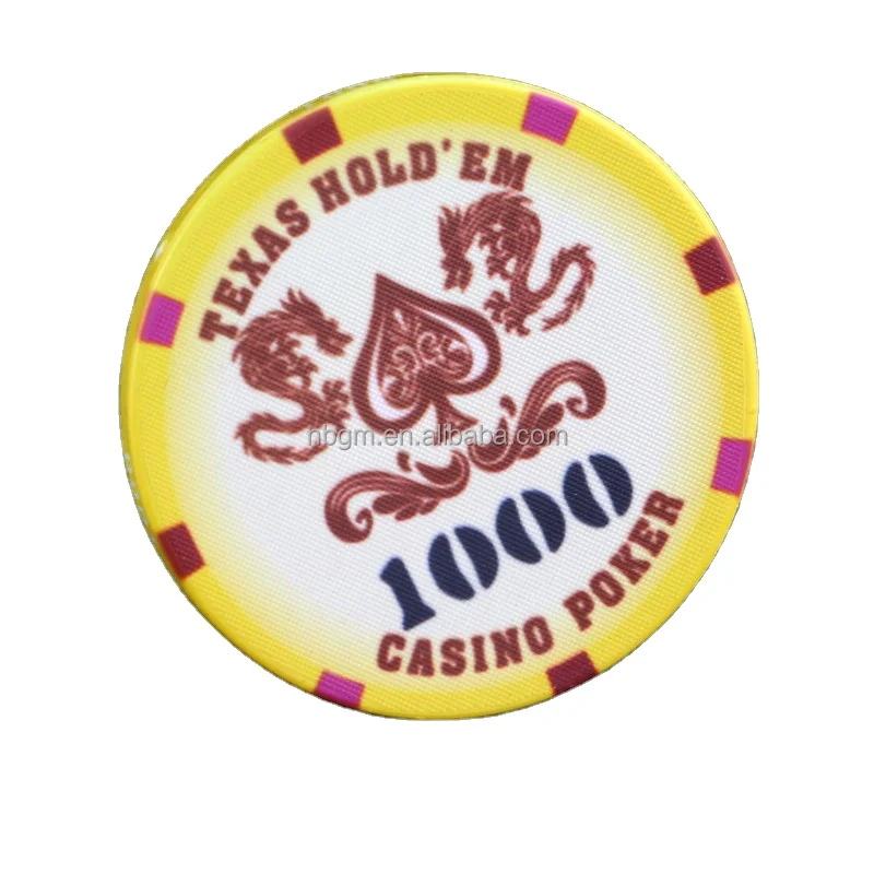 Custom 10g Ceramic Poker Chip 40x3.3mm/casino poker chip