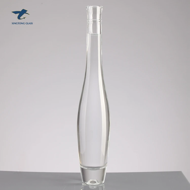 Low Price Good Color Elegant Transparent Empty Olive Oil Glass Bottle For Wooden Corks