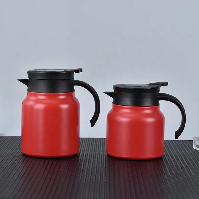 Amz Wholesale Insulated Water Kettle Thermos Stainless Steel Thermos Carafe Tea Maker Vacuum Thermal Tea Pots Flasks