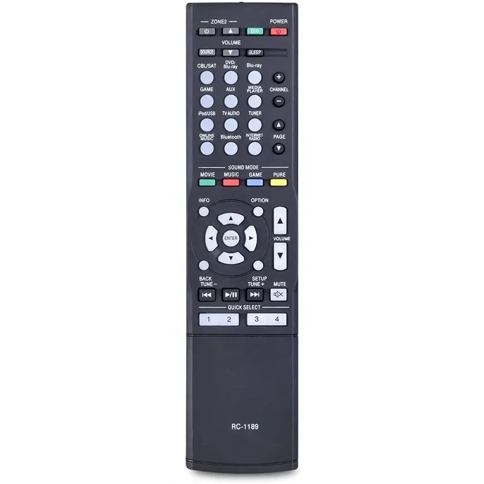 RC-1189 USE FOR DENON AV RECEIVER AVR-S700W /S720W/X1100W/X1200W REPLACEMENT REMOTE CONTROL